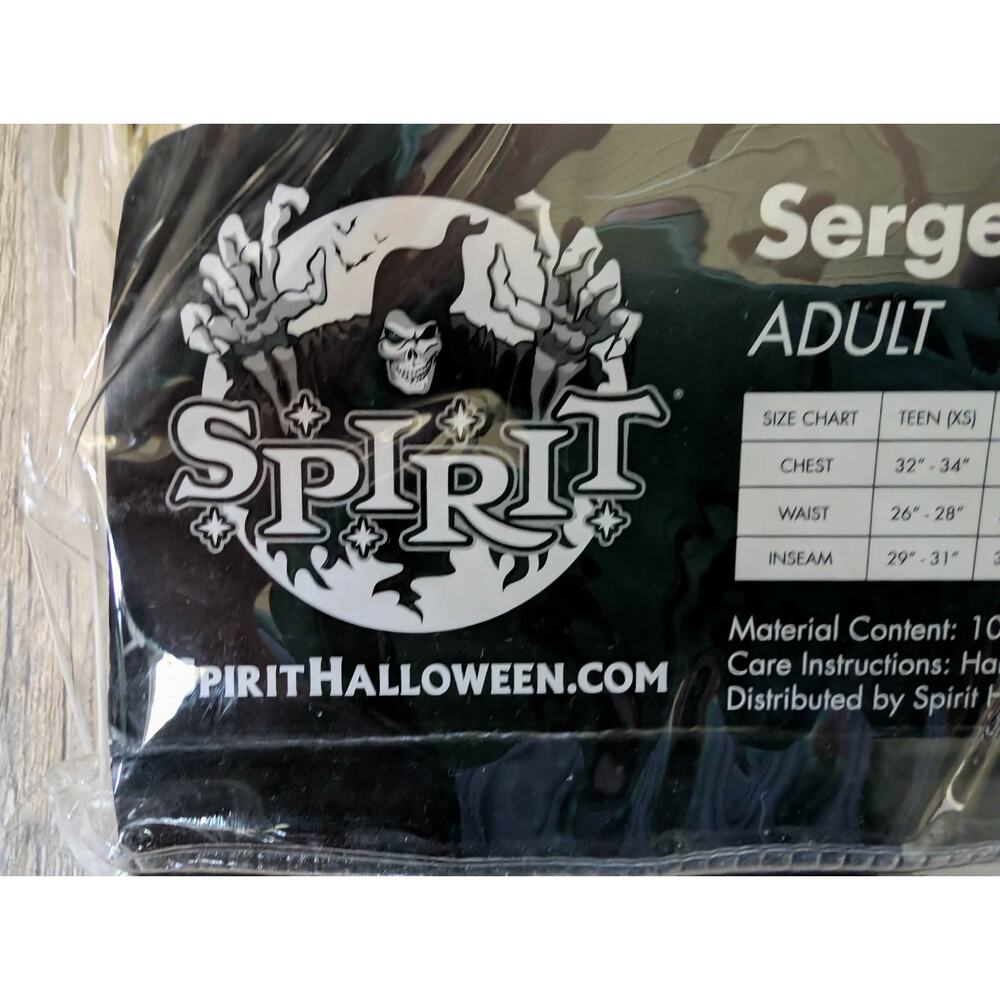 Spirit Sergeant Short Pants Cop Police Halloween Costume Cosplay Party Adult M - Picture 13 of 15